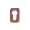 Euro Profile Escutcheon - Rosso Mini Squircle - 50 x 32 x 3