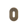 Zoo Hardware Standard Profile Escutcheon Mini Rose - Antique Brass