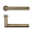 Zoo Hardware Lugano Lever on Round Mini Rose
