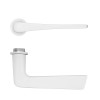 Zoo Hardware Como Lever on Round Mini Rose
