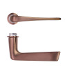 Zoo Hardware Como Lever on Round Mini Rose