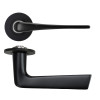 Zoo Hardware Como Lever on Slim Rose - PVD Black