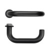 Zoo Hardware Maggiore Lever on Round Mini Rose - Powder Coat Black