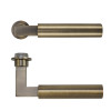 Zoo Hardware Garda Lever on Round Mini Rose