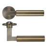 Garda Lever on 4mm Round Slim Sprung Rose