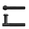 Zoo Hardware Orta Lever on Round Mini Rose - PVD Black