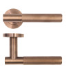 Orta Lever on Round Rose - PVD Satin Bronze