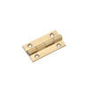 Solid drawn brass butt hinge - 38 x 22 x 1.3mm