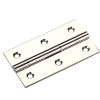 Solid drawn brass butt hinge - 75 x 41 x 2mm
