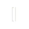 Square Block Cabinet handle 224mm CTC Brushed Nickel Finish