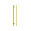 T Bar Cabinet handle 224mm CTC, 284mm Total length Brushed Gold Finish