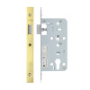 Din Latch - Backset 55mm - 2 Pc Forend - Square - PVDG- Polished Brass Effect