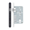 Din Nightlatch - Backset 60mm - 2 Pc Forend - Radius - PVDBLK - PVD Black