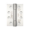 Grade 14 Concealed Bearing Hinge Stainless Steel - Grade 201 - 102 x 76 x 3mm (PAIR)
