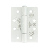 Grade 14 Concealed Bearing Hinge Square - 102 x 76 x 3mm - Powder Coated White