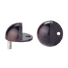Door stop - floor mounted - oval - 45mm