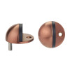 Door stop - floor mounted - oval - 45mm