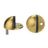 Door stop - floor mounted - oval - 45mm