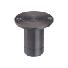 Dust Socket for Flush Bolts - Wood 20mm dia. x 38mm PVDGH - Graphite
