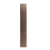 Finger Plate - Blank (Rounded Corner) 75mm x 475mm - Antique Brass