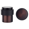 Door Stop Floor Mounted - Round Collared Flat Top 35mm dia