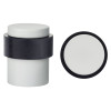 Door Stop Floor Mounted - Round Collared Flat Top 35mm dia