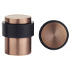 Door Stop Floor Mounted - Round Collar - Flat Top - Tuscan Rose Gold