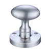 Zoo Oval Mortice Knob 60.5mm rose dia