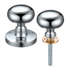 Zoo Mushroom Rim Knob 61.5mm Rose dia.  52mm dia knob