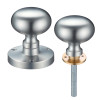 Zoo Mushroom Rim Knob 61.5mm Rose dia.  52mm dia knob