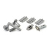 ZOO Complete Door Latch Pack - Valencia - Satin Chrome