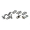 ZOO Complete Door Latch Pack - Seville - Satin Chrome