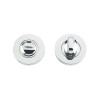 Turn and Release complete with escutcheon c/w Indicator and 5mm spindle - 52mm Rose - Grade 304