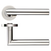 19mm Mitred Lever on Round Rose - Grade 304