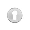 Euro Profile Escutcheon - 53mm x 6mm - Grade 201 - Satin Stainless Steel
