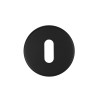 Oval Profile Escutcheon - 53mm x 6mm - Grade 201 - Powder Coated Black