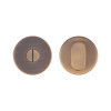 Zoo Hardware Grade 201 8mm Peanut Turn and Release - Antique Brass