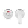 Accessible Peanut Turn and Release with Indicator complete with Escutcheons & 5mm Spindle - Grade 201