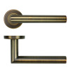 19mm Mitred Lever on Round Rose 52mm x 8mm Push-on Rose - BS EN 1906 Grade 3 - Grade 201