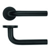 19mm Radius Lever on Round Rose 52mm x 8mm Push-on Rose - BS EN 1906 Grade 3 - Grade 201