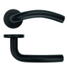 19mm Arched Lever on Round Rose 52mm x 8mm Push-on Rose - BS EN 1906 Grade 3 - Grade 201