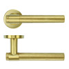Knurled Lever on Round Rose 52mm x 8mm Push-on Rose - BS EN 1906 Grade 3 - Grade 201