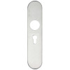 Radius Cover plate for 19 mm and 22mm RTD Lever on Backplate - Euro Profile 47.5mm