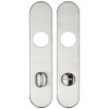Radius Cover plate for 19 mm and 22mm RTD Lever on Backplate - Din Bathroom/78mm Centres