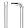 19mm D Pull Handle - 425mm Centers - Grade 304 - Bolt Through Fixings