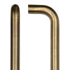19mm D Pull Handle - 300mm Centers - Grade 304 - Bolt Through Fixings