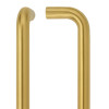 19mm D Pull Handle - 300mm Centers - Grade 304 - Bolt Through Fixings