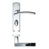 Toledo Lever Bathroom (57mm c/c) On Backplate 170mm x 40mm