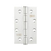 Slim Knuckle Bearing Hinge Stainless Steel - Grade 201 - 102 x 63 x 2.5mm