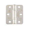 Grade 11 Bearing Hinges - 76mm x 67mm x 2.5mm Radius Corner - Polished Stainless Steel